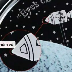 Đồng Hồ Omega Replica 11 Speedmaster Silver Snoopy Phiên Bản Kỷ Niệm 50 Năm Mặt Đen New 2025 42mm (2)