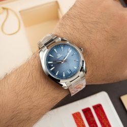 Đồng Hồ Omega Seamaster Aqua Terra 150M Replica 11 Mặt Số Summer Blue Xưởng VS 41mm (2)