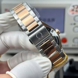 Đồng Hồ Omega Seamaster GMT Chế Tác Mặt Đen Máy Cơ Thụy Sỹ Nhà Máy VS 41 (2)