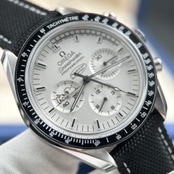 Đồng Hồ Omega Speedmaster Apollo 13 Snoopy Replica 11 Mặt Trắng New 2025 42mm (2)