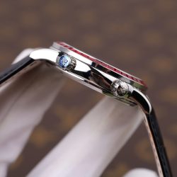 Đồng Hồ Patek Philippe Chế Tác Grand Complications 6104G Màu Đen Viền Đính Đá Đỏ 40mm (2)