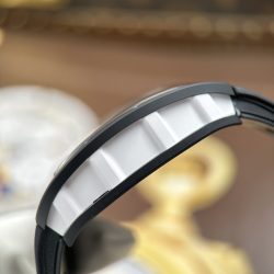 Đồng Hồ Richard Mille RM055 Chế Tác Vỏ Gốm Đen Viền Trắng Xưởng ZF 49.9×42 (2)