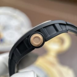 Đồng Hồ Richard Mille RM055 Replica 11 Vỏ Gốm Đen Viền Màu Đồng Xưởng ZF 49.9×42 (2)
