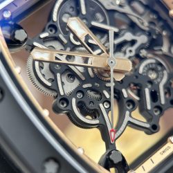 Đồng Hồ Richard Mille RM055 Replica 11 Vỏ Gốm Đen Viền Màu Đồng Xưởng ZF 49.9×42 (2)