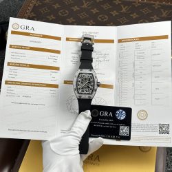 Đồng Hồ Richard Mille RM67-01 Chế Tác Mặt Lộ Cơ Vỏ Đính Full Kim Cương Moissanite 38.7x47 (2)