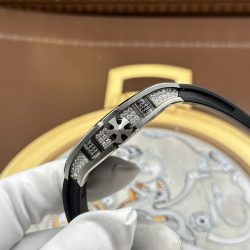 Đồng Hồ Richard Mille RM67-01 Chế Tác Mặt Lộ Cơ Vỏ Đính Full Kim Cương Moissanite 38.7x47 (2)
