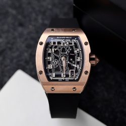 Đồng Hồ Richard Mille RM67-01 Skeleton Chế Tác Mạ Vàng Hồng Máy Mỏng 38,7mm (2)