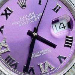 Đồng Hồ Rolex DateJust 126234 Chế Tác Mặt Tím Chải Tia Máy Cơ Thụy Sỹ 36mm (2)