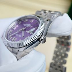 Đồng Hồ Rolex DateJust 126234 Chế Tác Mặt Tím Chải Tia Máy Cơ Thụy Sỹ 36mm (2)