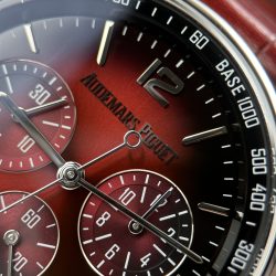 Đồng Hồ Audemars Piguet Code 11.59 Rep 11 Mặt Số Màu Đỏ Tía Xưởng APS 41mm (2)