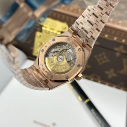 Đồng Hồ Audemars Piguet Royal Oak 15451OR Replica 11 Vỏ Mạ Vàng Hồng Máy Cơ Thuỵ Sỹ 37mm (2)