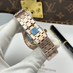 Đồng Hồ Audemars Piguet Royal Oak 15451OR Replica 11 Vỏ Mạ Vàng Hồng Máy Cơ Thuỵ Sỹ 37mm (2)