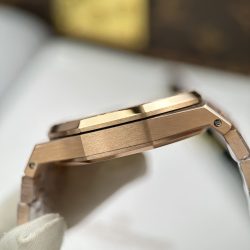 Đồng Hồ Audemars Piguet Royal Oak 15451OR Replica 11 Vỏ Mạ Vàng Hồng Máy Cơ Thuỵ Sỹ 37mm (2)