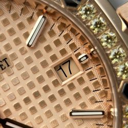 Đồng Hồ Audemars Piguet Royal Oak 15451OR Replica 11 Vỏ Mạ Vàng Hồng Máy Cơ Thuỵ Sỹ 37mm (2)