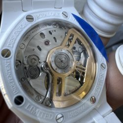 Đồng Hồ Audemars Piguet Royal Oak 15500 Chế Tác Vỏ Gốm Trắng Mặt Tiffany Xưởng APS 41mm (1)