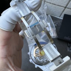 Đồng Hồ Audemars Piguet Royal Oak 26240 Chế Tác Vỏ Gốm Mặt Trắng Xưởng APS 41mm (1)