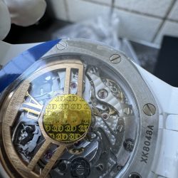 Đồng Hồ Audemars Piguet Royal Oak 26240 Chế Tác Vỏ Gốm Mặt Trắng Xưởng APS 41mm (1)