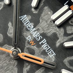 Đồng Hồ Audemars Piguet Royal Oak DiW 15500 Chế Tác Vỏ Carbon Kim Giây Màu Cam 41mm (2)