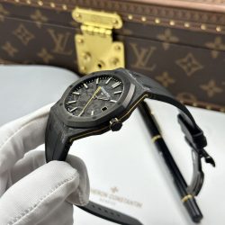 Đồng Hồ Audemars Piguet Royal Oak DiW 15500 Replica 11 Vỏ Carbon Kim Giây Màu Vàng 41mm (2)