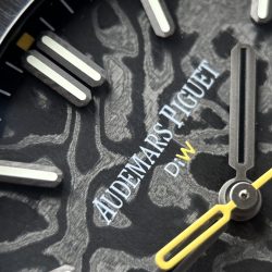 Đồng Hồ Audemars Piguet Royal Oak DiW 15500 Replica 11 Vỏ Carbon Kim Giây Màu Vàng 41mm (2)