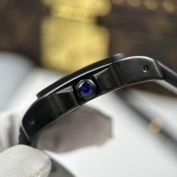 Đồng Hồ Cartier Santos Replica 11 Màu Đen Máy Cơ Tự Động 51.1x41 (2)