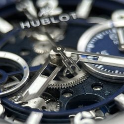 Đồng Hồ Hublot Big Bang Unico Titanium Replica 11 Màu Xanh Dương Máy Cơ Thuỵ Sỹ 42mm (2)