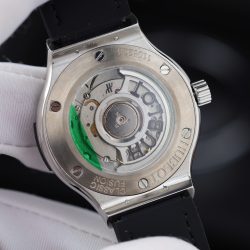 Đồng Hồ Hublot Classic Fusion Màu Xám Chế Tác Đính Kim Cương Moissanite HongKong 38mm (2)