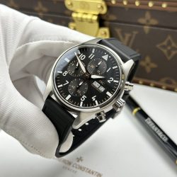 Đồng Hồ IWC Pilot’s Chronograph APXGP IW378009 Replica 11 Mặt Đen Máy Cơ Thuỵ Sỹ 43mm (2)