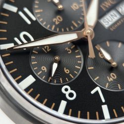 Đồng Hồ IWC Pilot’s Chronograph APXGP IW378009 Replica 11 Mặt Đen Máy Cơ Thuỵ Sỹ 43mm (2)