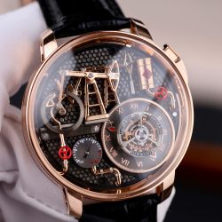 Đồng Hồ Jacob & Co Oil Pump Replica 11 Hoạ Tiết Mô Phỏng Giếng Khoan Dầu 44mm (1)