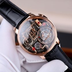 Đồng Hồ Jacob & Co Oil Pump Replica 11 Hoạ Tiết Mô Phỏng Giếng Khoan Dầu 44mm (1)