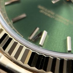 Đồng Hồ Nam Rolex Day-Date Chế Tác Mặt Xanh Lá Cây Bộ Máy Calibre 3255 Nhà Máy RC 40mm (2)