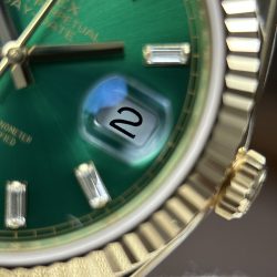 Đồng Hồ Nam Rolex Day-Date Replica 11 Mặt Xanh Lá Bộ Chuyển Động Calibre 3255 Nhà Máy RC 40mm (2)