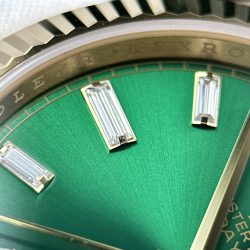 Đồng Hồ Nam Rolex Day-Date Replica 11 Mặt Xanh Lá Bộ Chuyển Động Calibre 3255 Nhà Máy RC 40mm (2)