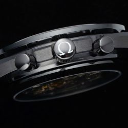 Đồng Hồ Omega Chế Tác Speedmaster Dark Side of the Moon Vỏ Gốm Đen Dây Da 44mm (2)