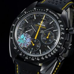 Đồng Hồ Omega Chế Tác Speedmaster Dark Side of the Moon Vỏ Gốm Đen Dây Da 44mm (2)