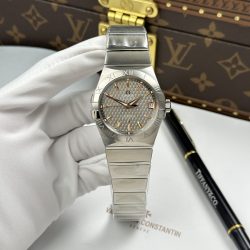 Đồng Hồ Omega Constellation Replica 11 Mặt Xám Máy Cơ Thuỵ Sỹ 38mm (2)