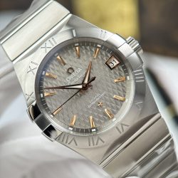 Đồng Hồ Omega Constellation Replica 11 Mặt Xám Máy Cơ Thuỵ Sỹ 38mm (2)