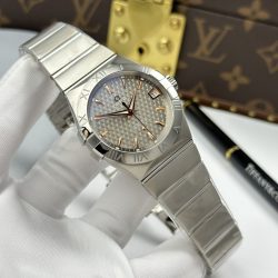 Đồng Hồ Omega Constellation Replica 11 Mặt Xám Máy Cơ Thuỵ Sỹ 38mm (2)