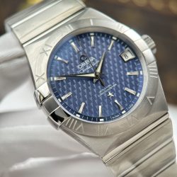 Đồng Hồ Omega Constellation Replica 11 Mặt Xanh Dương Máy Cơ Thuỵ Sỹ 38mm (2)