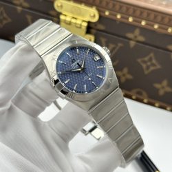 Đồng Hồ Omega Constellation Replica 11 Mặt Xanh Dương Máy Cơ Thuỵ Sỹ 38mm (2)