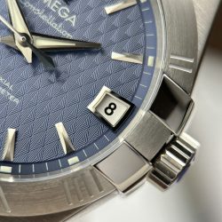 Đồng Hồ Omega Constellation Replica 11 Mặt Xanh Dương Máy Cơ Thuỵ Sỹ 38mm (2)