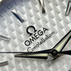 Đồng Hồ Omega Constellation Replica Cao Cấp Mặt Trắng Máy Cơ Thuỵ Sỹ 38mm (2)
