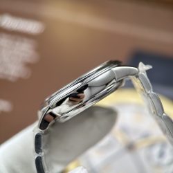 Đồng Hồ Omega De Ville Prestige Chế Tác Mặt Số Màu Hồng Phun Cát 34mm (2)