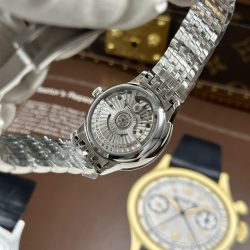 Đồng Hồ Omega De Ville Prestige Rep 11 Mặt Số Màu Xanh Lam Máy Cơ Thuỵ Sỹ 34mm (2)