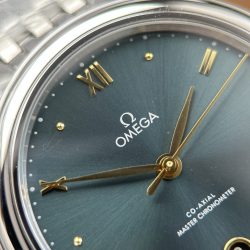 Đồng Hồ Omega De Ville Prestige Rep 11 Mặt Số Màu Xanh Lam Máy Cơ Thuỵ Sỹ 34mm (2)