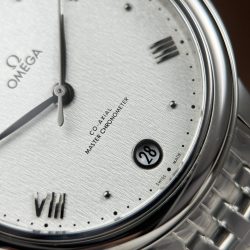 Đồng Hồ Omega De Ville Prestige Replica 11 Nữ Mặt Số Màu Trắng Vân Xước 34mm (2)