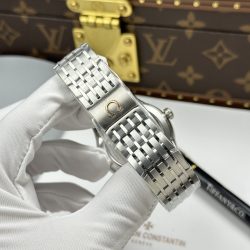 Đồng Hồ Omega Rep Cao Cấp De Ville Co-Axial Chronometer 8500 Mặt Dương Dây Kim Loại 41mm (2)