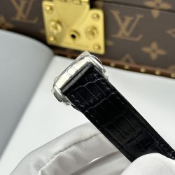 Đồng Hồ Omega Rep Cao Cấp De Ville Co-Axial Chronometer 8500 Mặt Xanh Dương Dây Da 41mm (2)