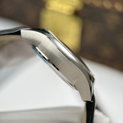 Đồng Hồ Omega Rep Cao Cấp De Ville Co-Axial Chronometer 8500 Mặt Xanh Dương Dây Da 41mm (2)